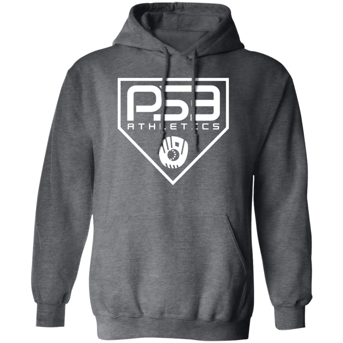 White Plate Logo Pullover Hoodie