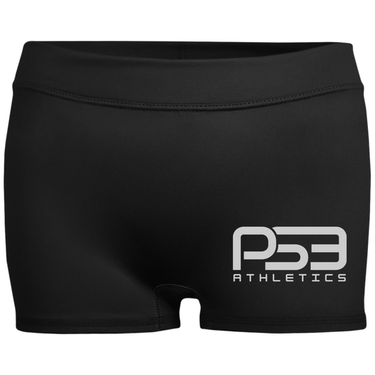 PS3 Classic Ladies' Fitted Moisture-Wicking 2.5 inch Inseam Shorts