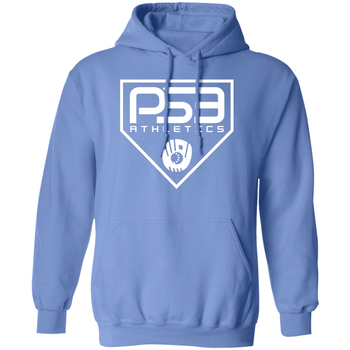White Plate Logo Pullover Hoodie