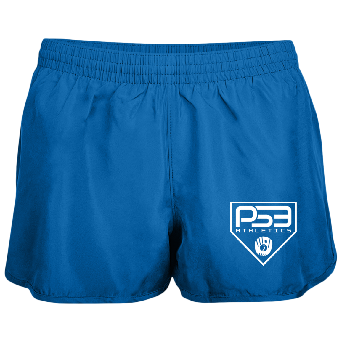 White Plate Logo Ladies' Wayfarer Running Shorts