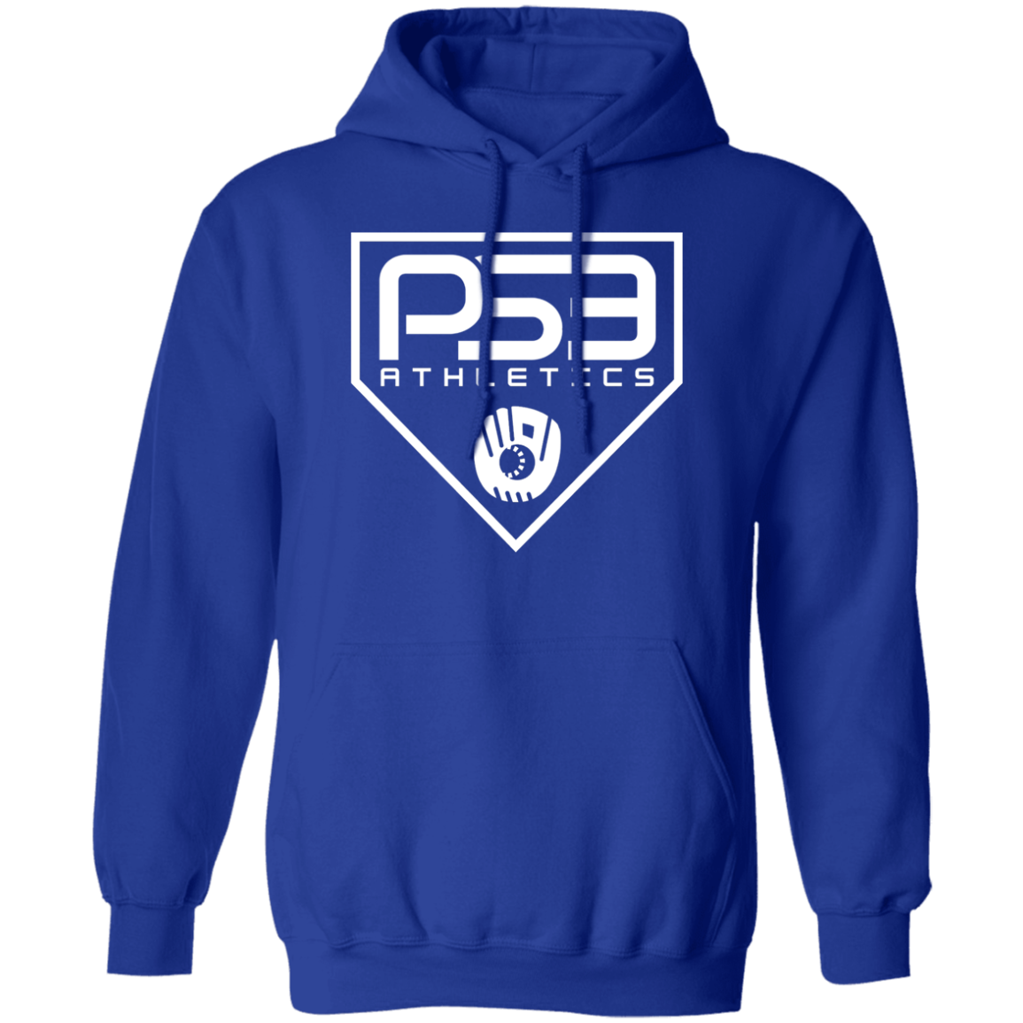 White Plate Logo Pullover Hoodie